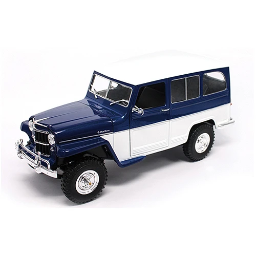 1955 Willys Jeep 4x4 Utility Wagon - blue Main Image