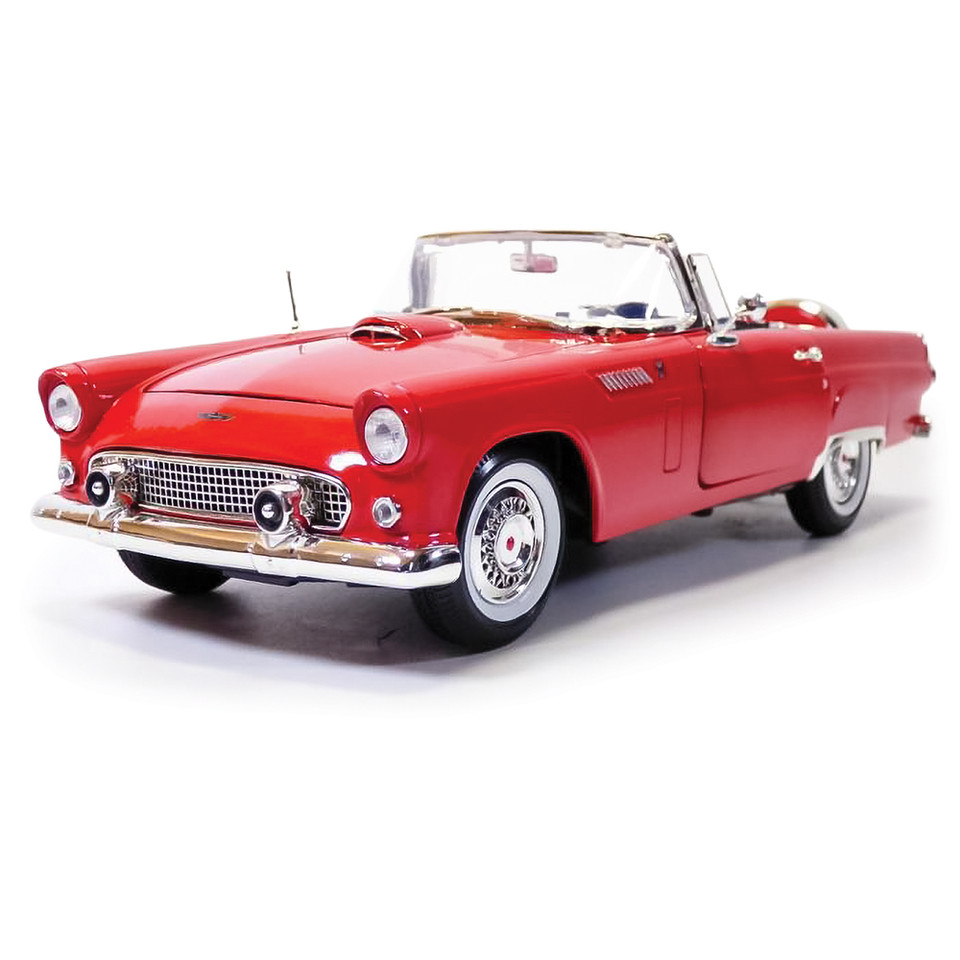 1956 Ford Thunderbird ( convertible )-Red 1:18 Scale Main Image