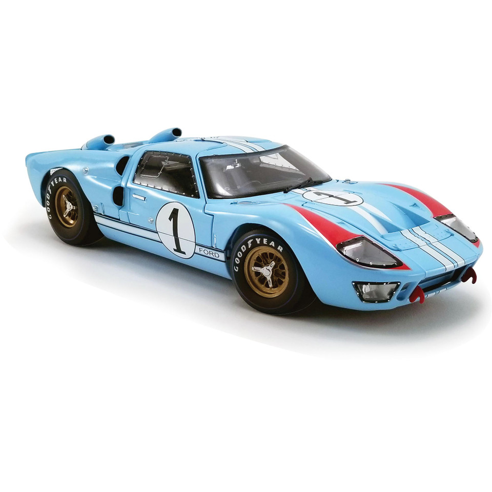 1966 Ford GT40 Le Mans #1 - Ken Miles 1:18 Scale Main Image