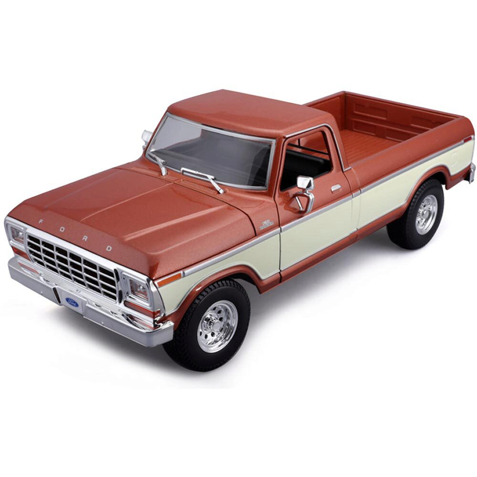 1979 Ford F-150 Pick-up Truck - Brown 1:18 Scale Main Image