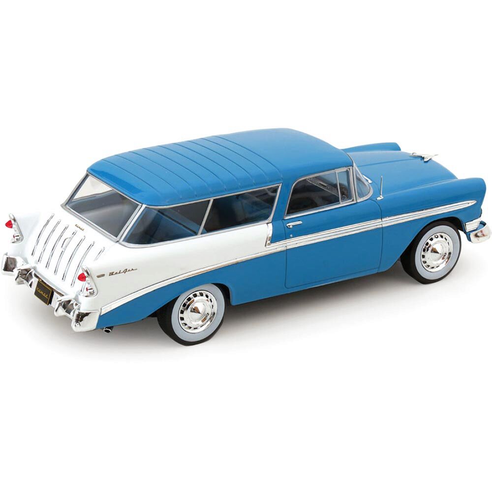 ミニカー '59 Chevy Delivery & '56 Chevy Nomad 1956 Chevy Nomad - Blue 1:18 Scale | Collectable Diecast