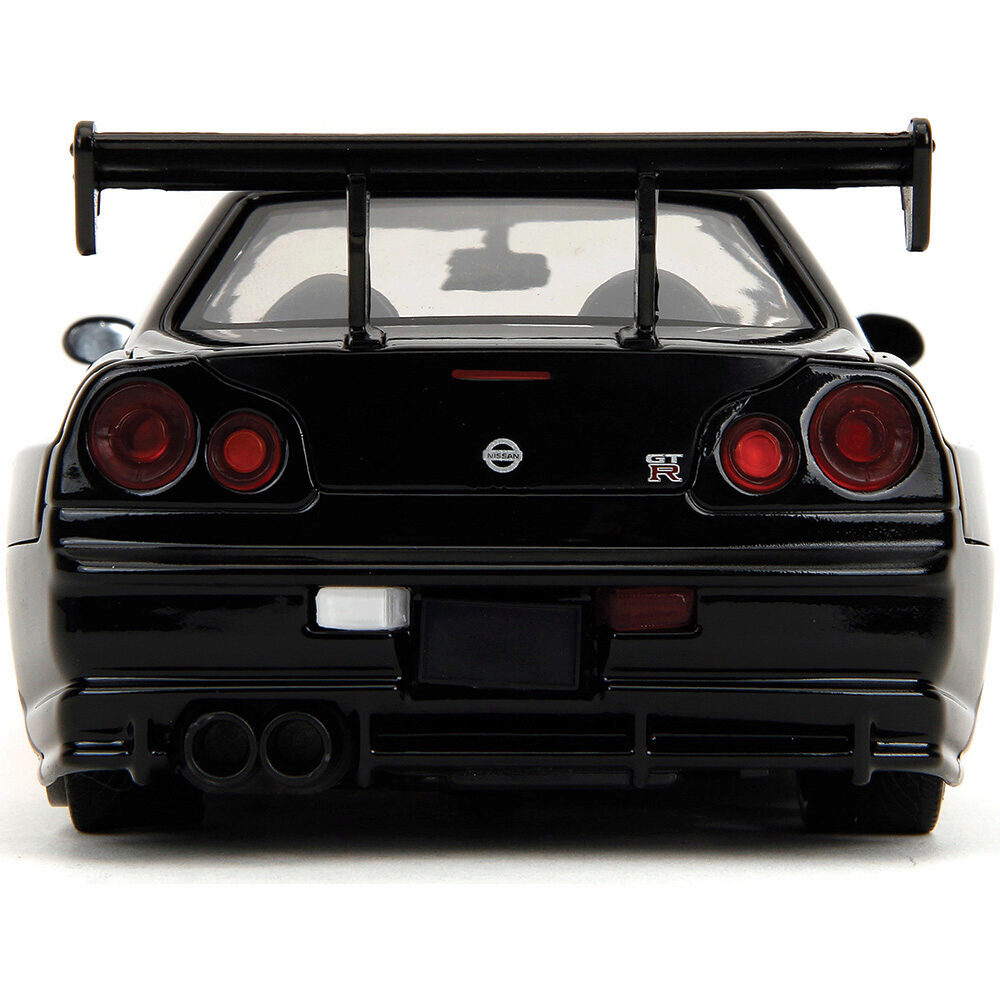 ミニカー 1:24 GODZILLA 2002  Skyline GT-R R34 Jadatoys 1:24 Nissan Skyline GT-R (R34) 2002 Godzilla vs