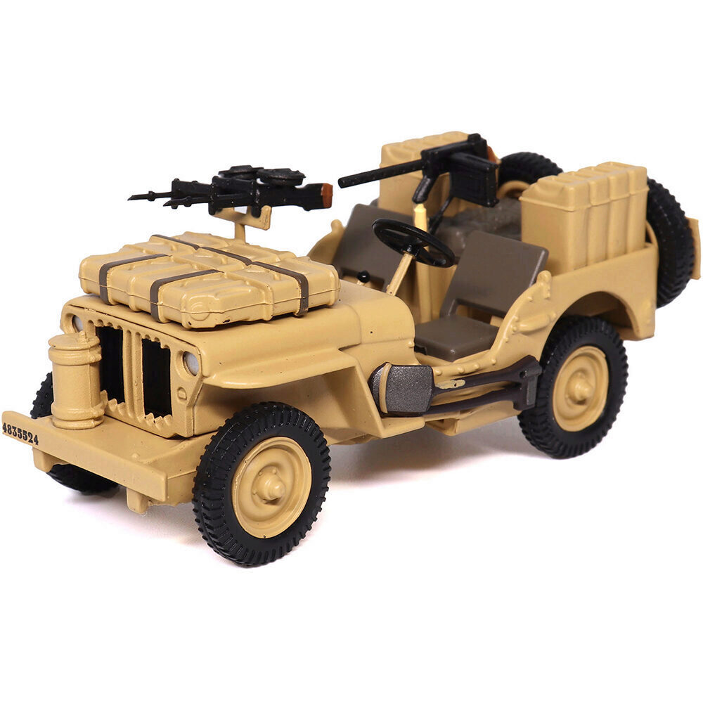 SAS 1/4-Ton WILLYS JEEP 1/43 Die Cast Model 1:43 scale