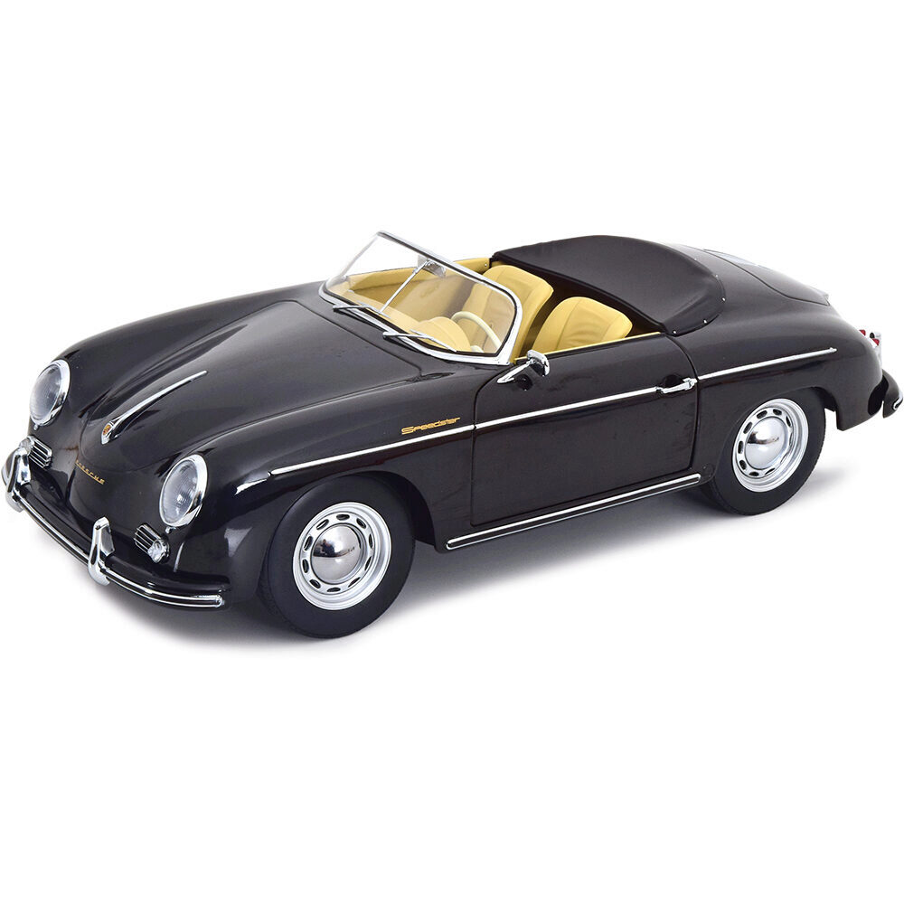 1955 Porsche 356 A Speedster - Black 1:12 Scale