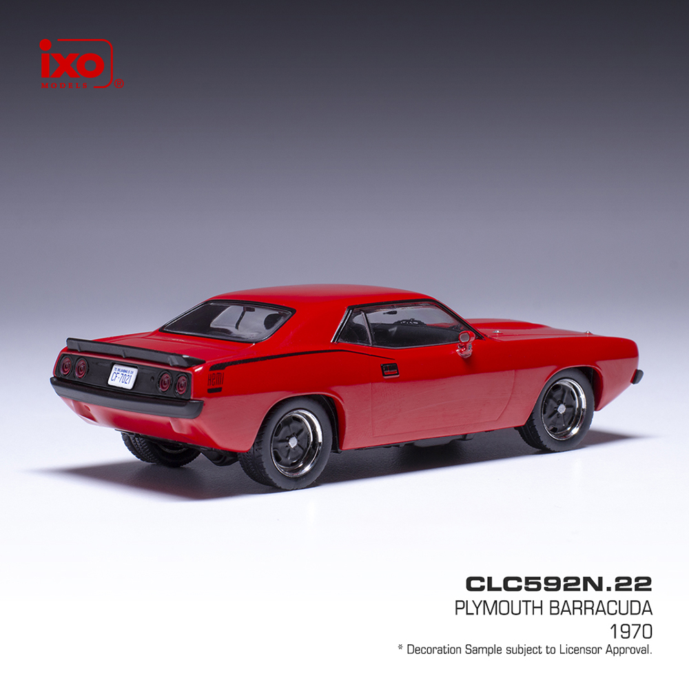 1970 Plymouth Barracuda - Red 1:43 Scale | Collectable Diecast