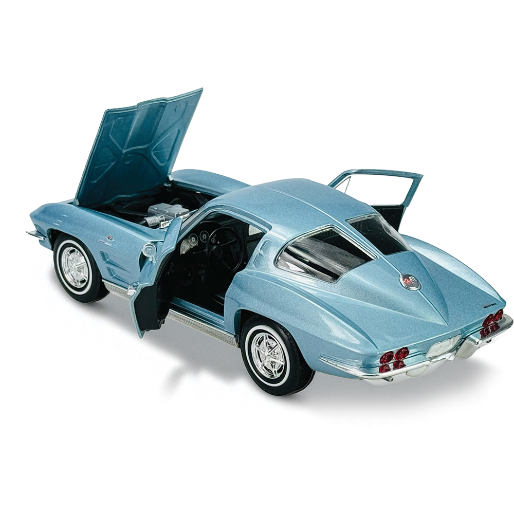 1963 Chevrolet Corvette Split Window Coupe - Blue 1:24 Scale