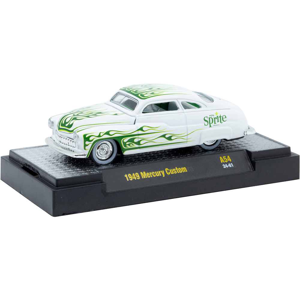 1949 Mercury ミニカー M2 Machines 1949 Mercury Custom - Sprite 1:64 Scale Diecast Model by M2