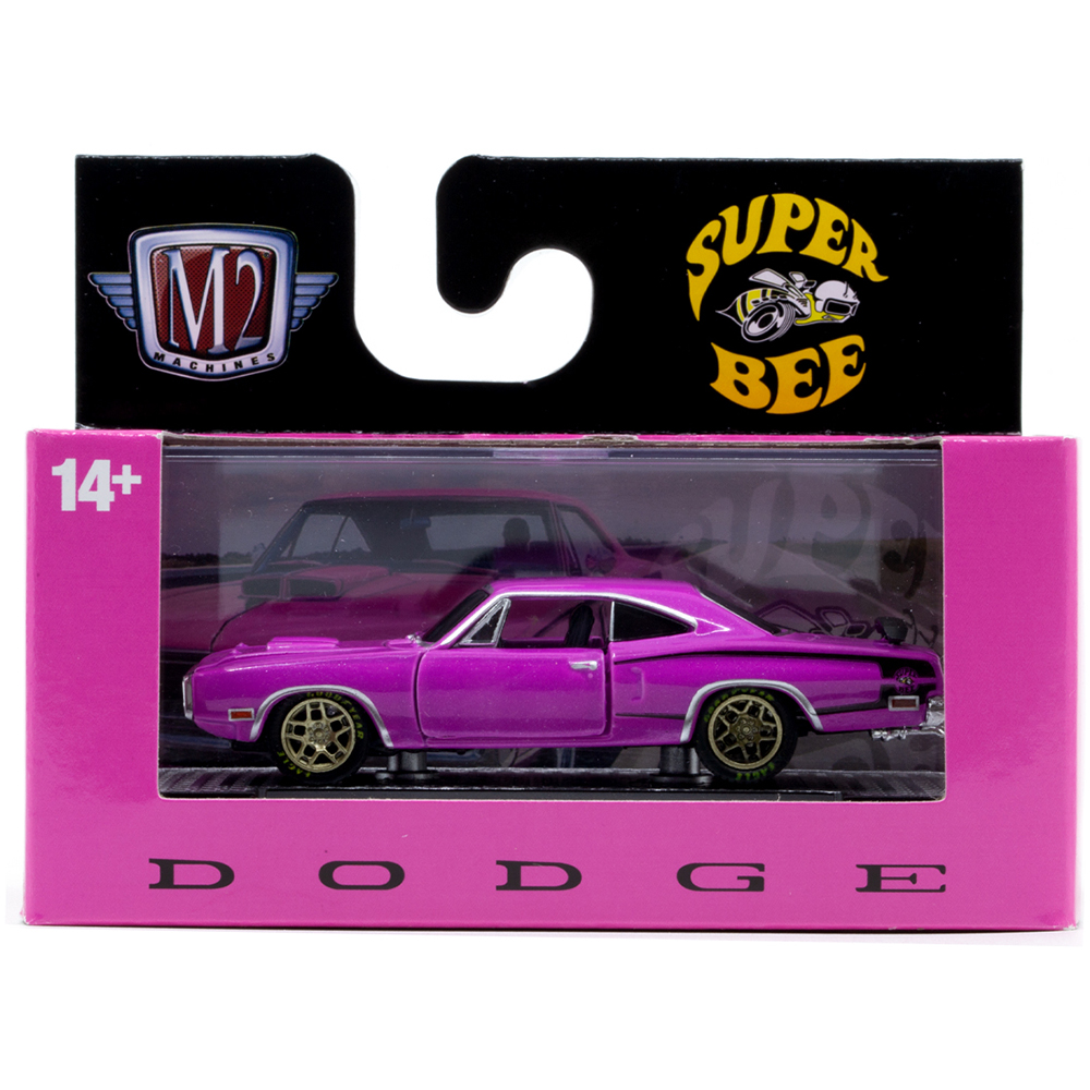 1970 Dodge Coronet Super Bee HEMI - Purple 1:64 Scale