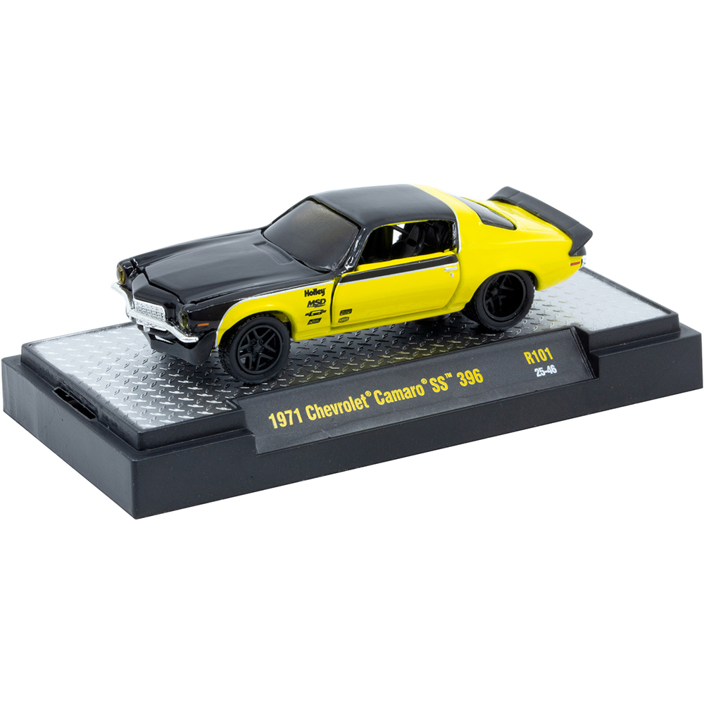 1971 Chevrolet Camaro SS 396 - Yellow 1:64 Scale
