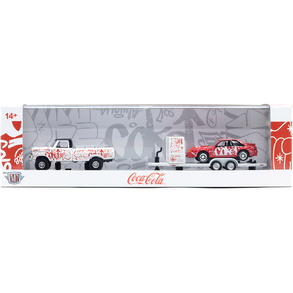 Coca-Cola 1969 Ford F-100 Ranger 4X4 & 1990 Ford Mustang GT with