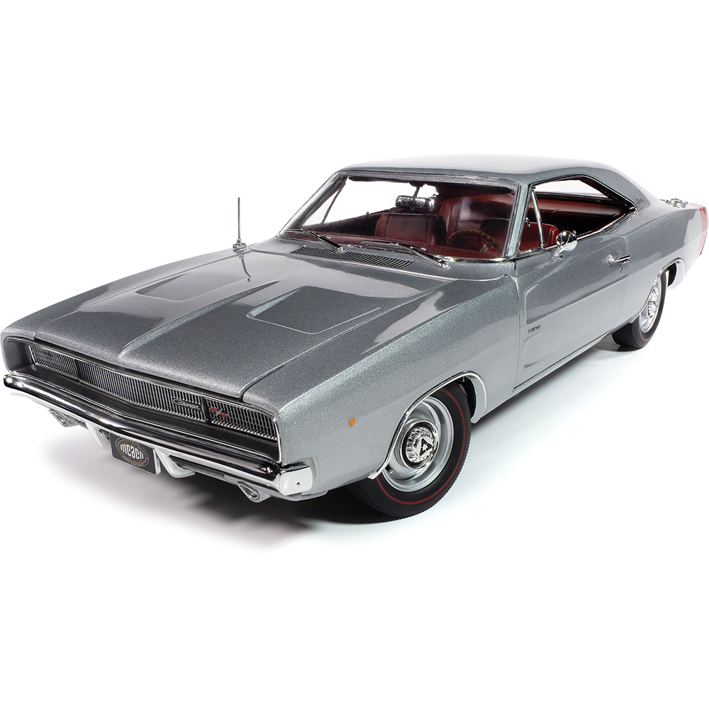 1968 Dodge Charger R/T MCACN - AA1 Silver 1:18 Scale | Collectable