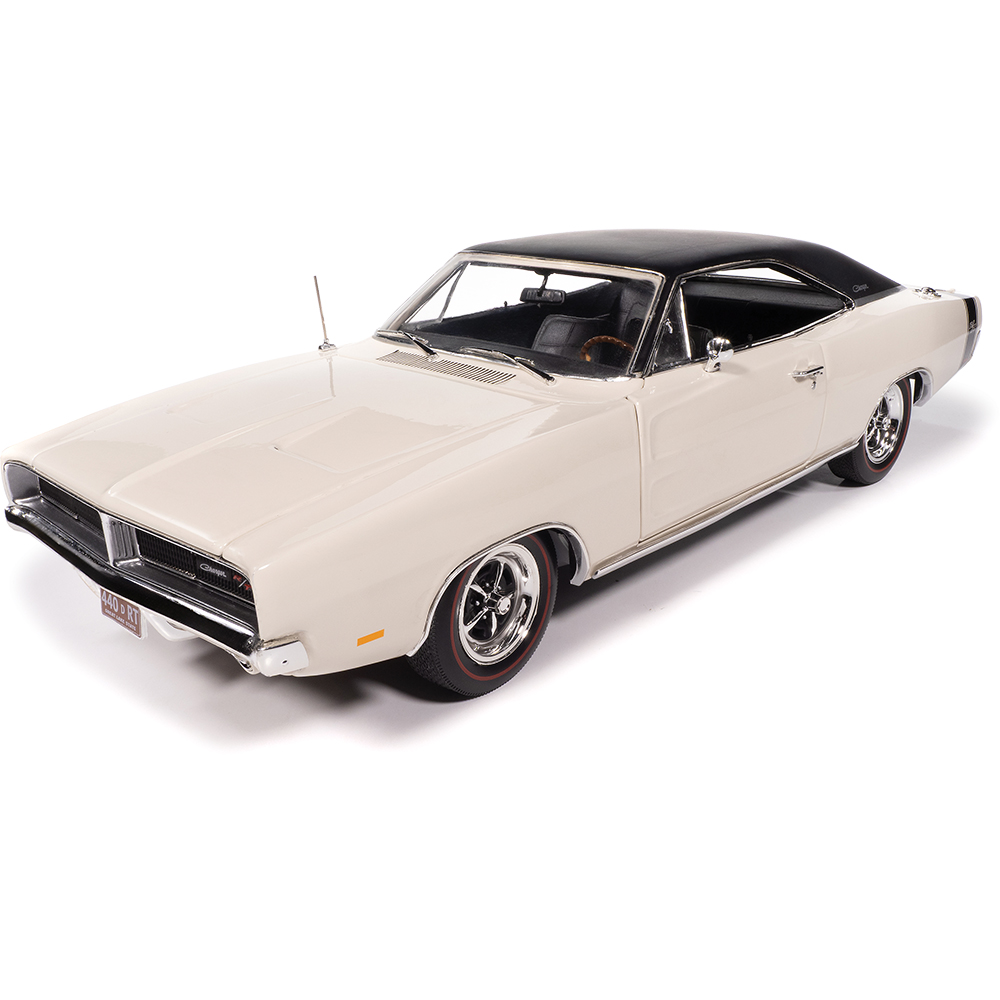 1969 Dodge Charger R/T - W1 White 1:18 Scale | Collectable Diecast