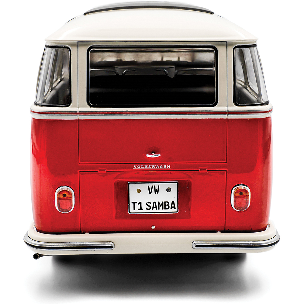 1962 Volkswagen T1 Samba - Red/White 1:18 Scale | Collectable Diecast