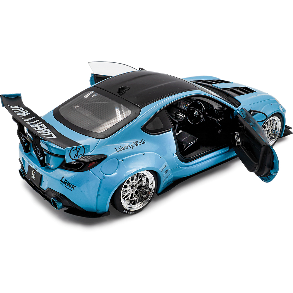 2024 Toyota GR 86 LBWK Body Kit - Baby Blue 1:18 Scale