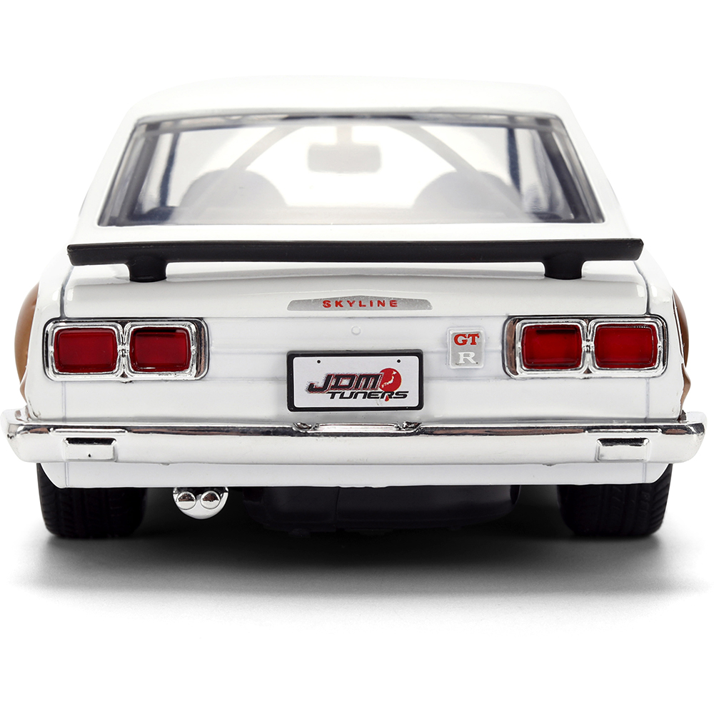 1971 Nissan Skyline 2000 GT-R - White 1:24 Scale Diecast Model by