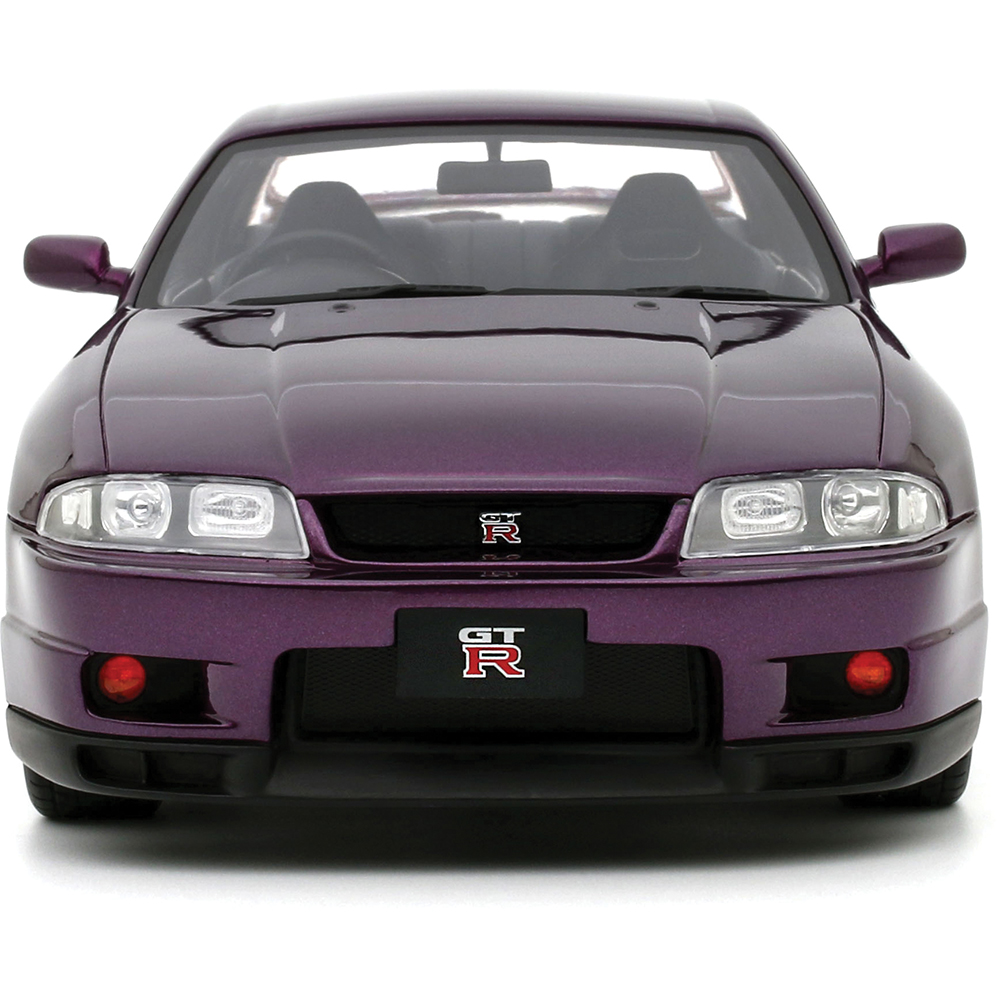 1995 NISSAN SKYLINE GT-R R33 V-SPEC - MIDNIGHT PURPLE 1:18 Scale