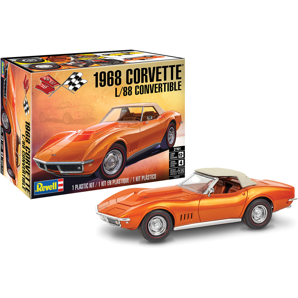 1968 Corvette L-88 Roadster - Plastic Model Kit 1:25 Scale