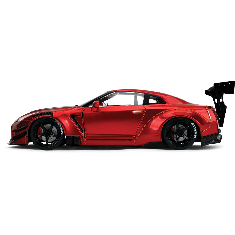 Nissan GT-R (R35) - LIBERTY WALK Red 1:18 Scale Diecast Model by