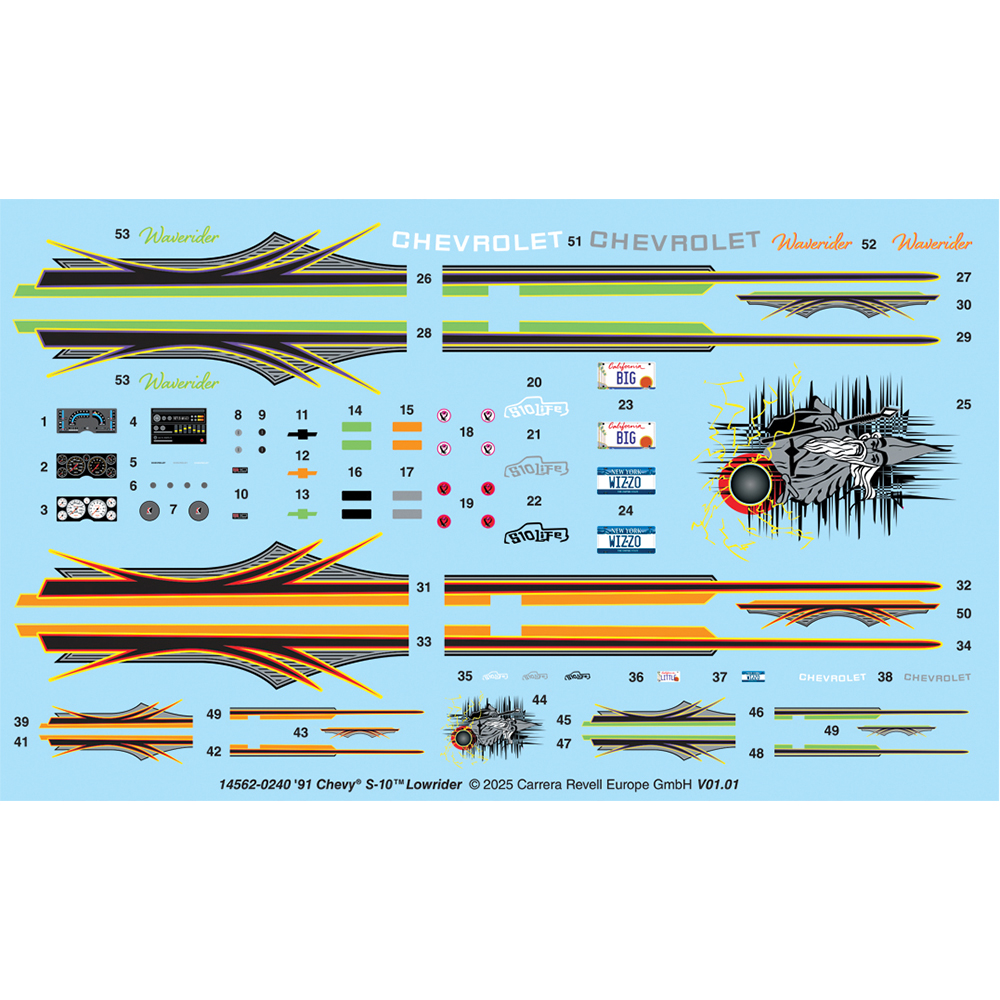 1991 Chevy S-10 Lowrider Special Edition Model Kit 1:25 Scale
