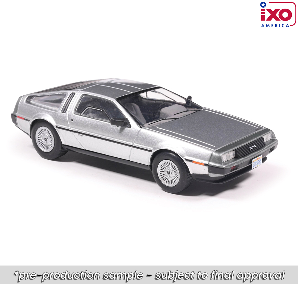 1981 DeLorean DMC-12 - Silver 1:43 Scale Diecast Model by IXO