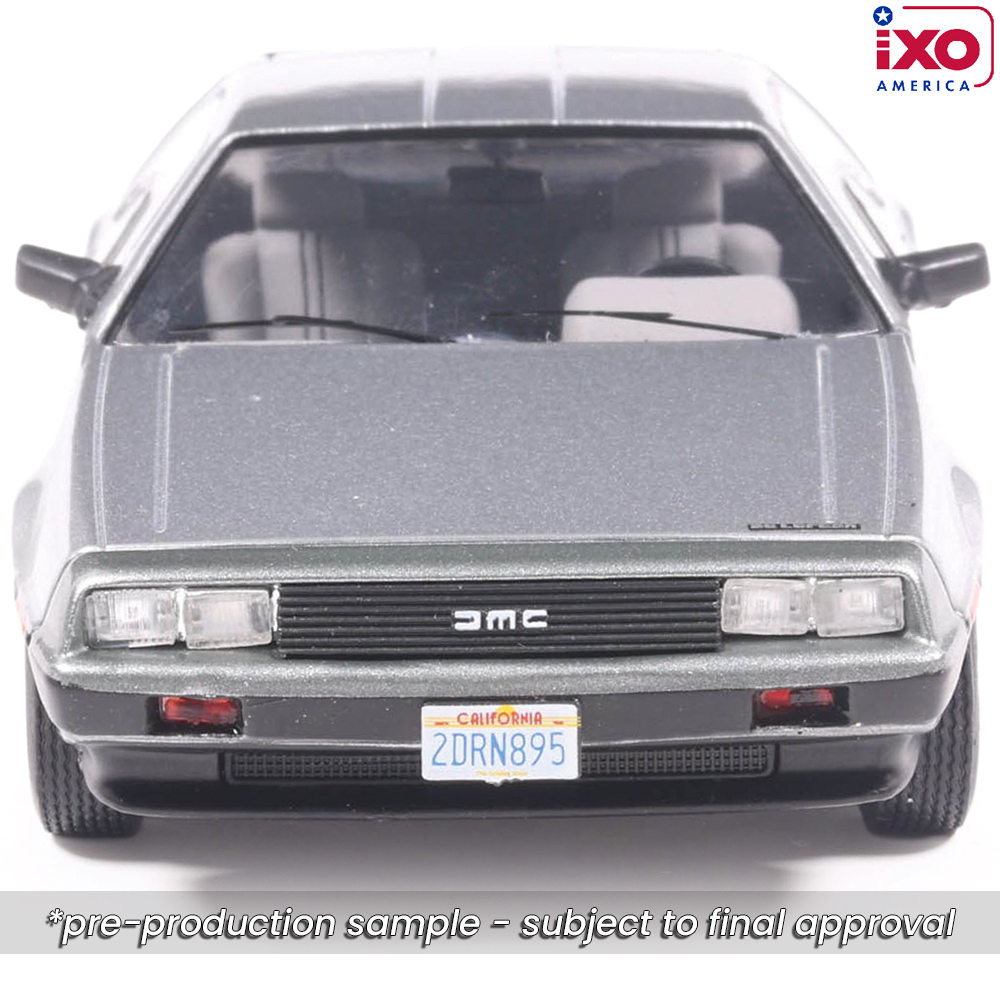 1981 DeLorean DMC-12 - Silver 1:43 Scale Diecast Model by IXO