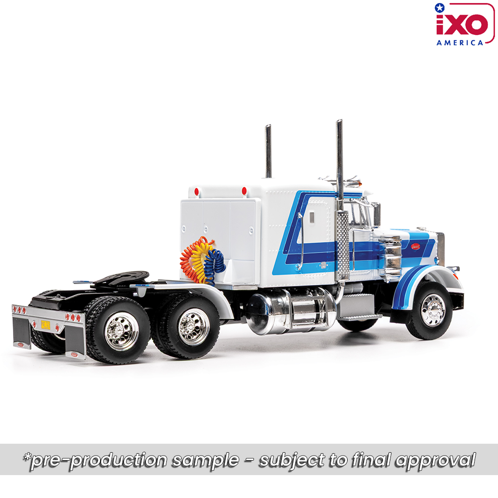 1980 Peterbilt 359 - Blue and White 1:43 Scale Diecast Model by