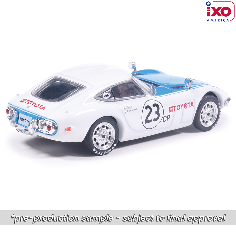 Toyota 2000GT MF10 1967 ミニカー 1967 Toyota 2000GT - White MF10-10001 1:64 Scale Diecast Model by
