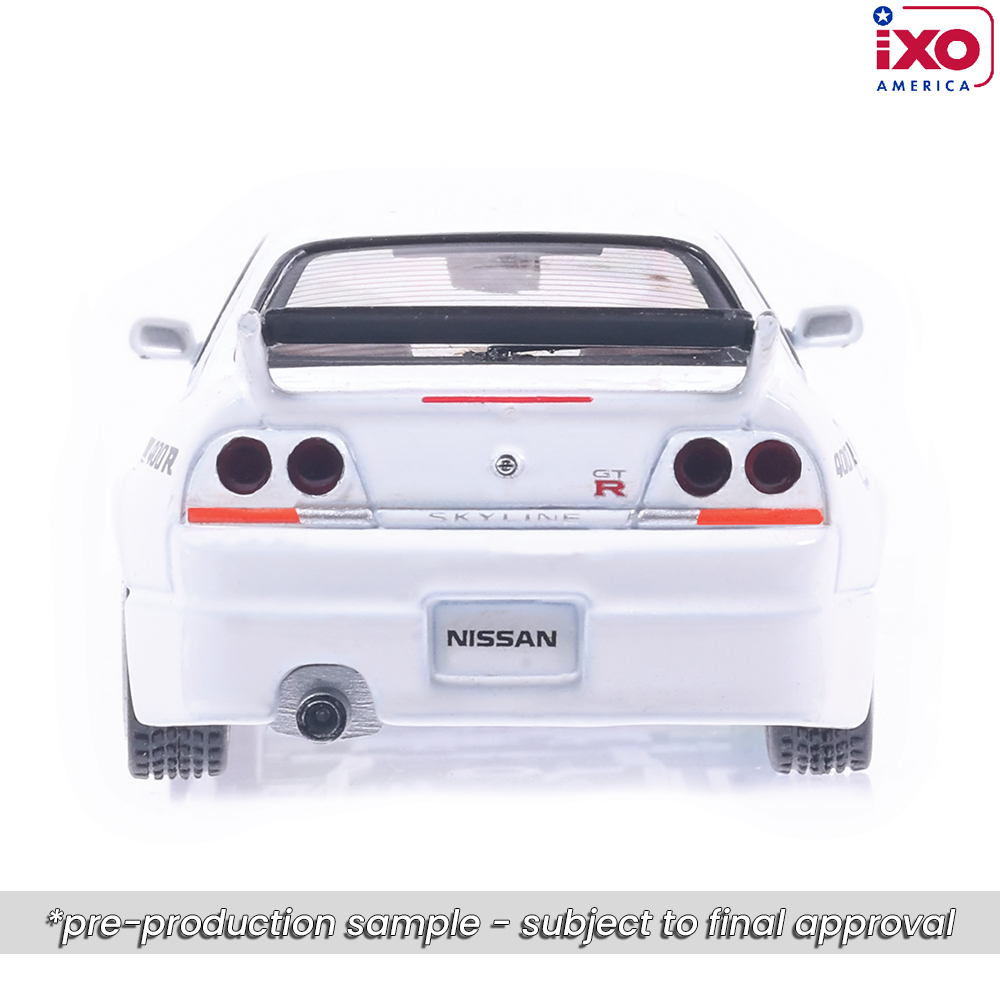 1997 Nissan Skyline GT-R R33 Nismo 400R - White 1:64 Scale
