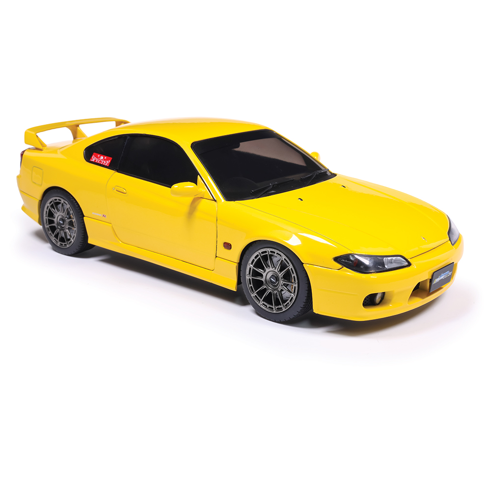 1999 Nissan Silvia S15 Spec-R Aero - Lightning Yellow 1:18 Scale