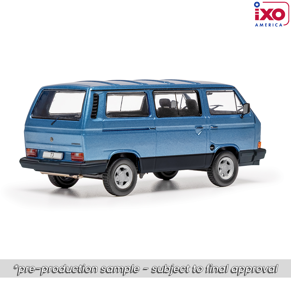 1989 VW T3 Multivan - Blue 1:43 Scale Diecast Model by IXO Models