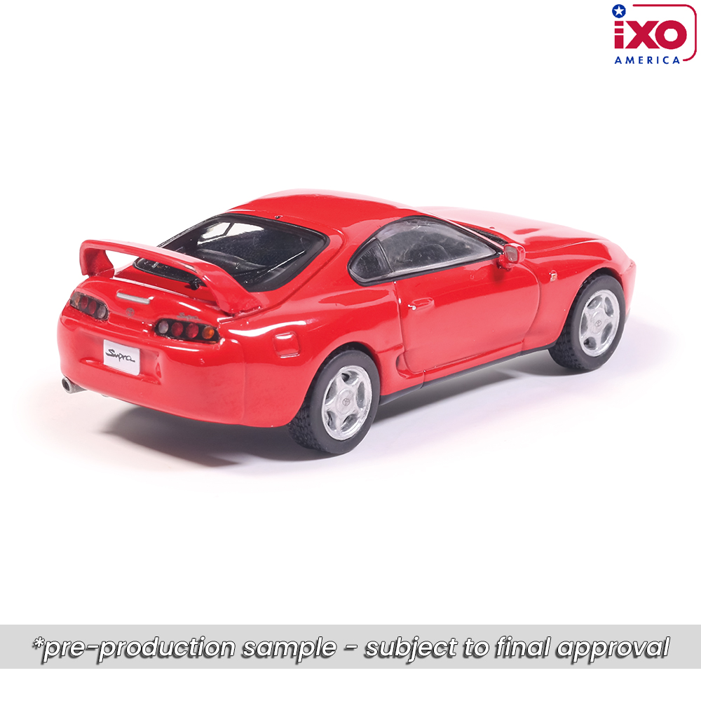 ミニカー S.P.O.R.T.S. MODELS 1/2 N.PIQUET 81 1993 Toyota Supra (JZA80) - Renaissance Red 1:64 Scale Diecast