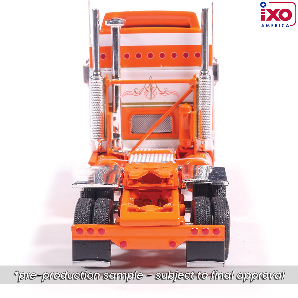 1976 Kenworth K100 Aerodyne - Orange 1:64 Scale Diecast Model by