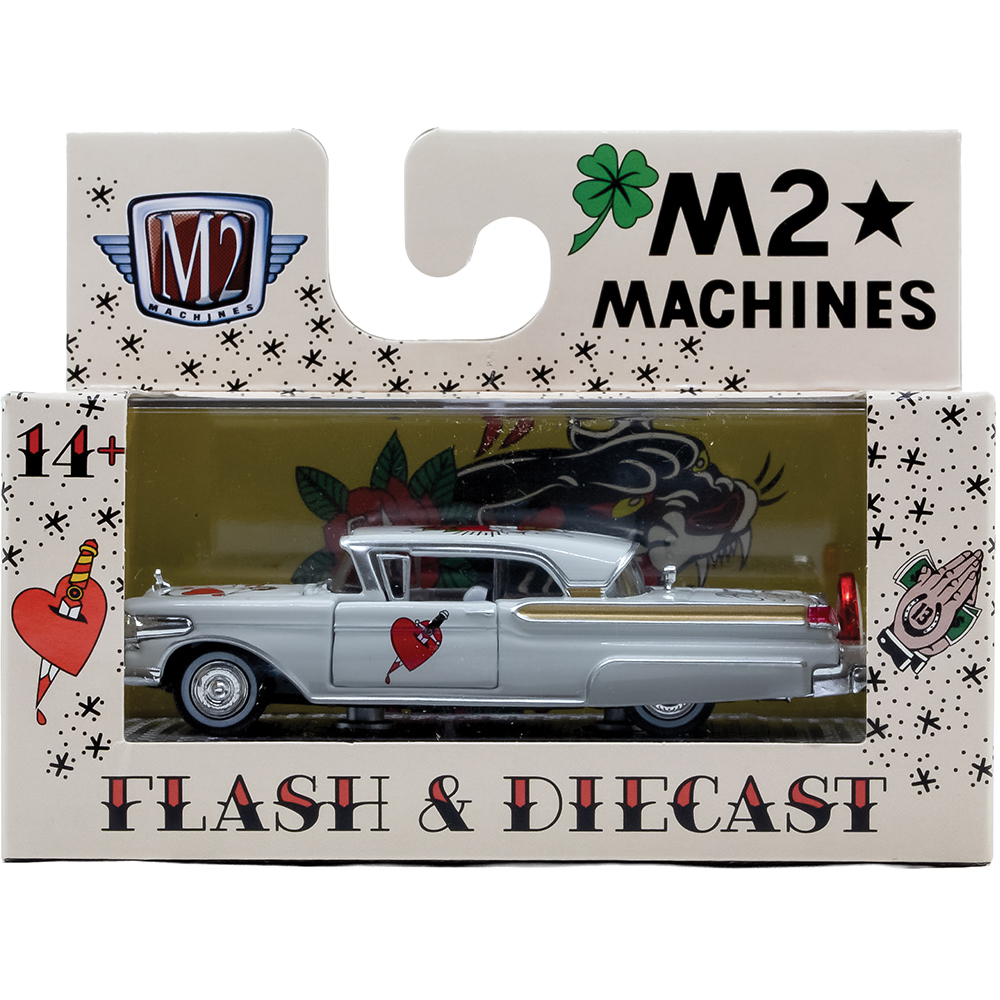 1957 Mercury Turnpike Cruiser M-335 - White 1:64 Scale Diecast
