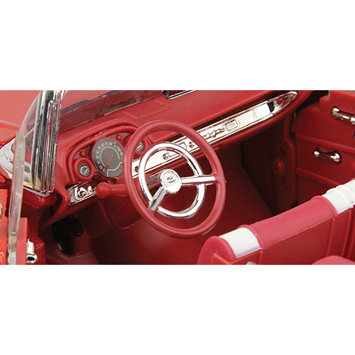 1957 Chevy Bel Air Convertible - Red 1:18 Scale Diecast Model by