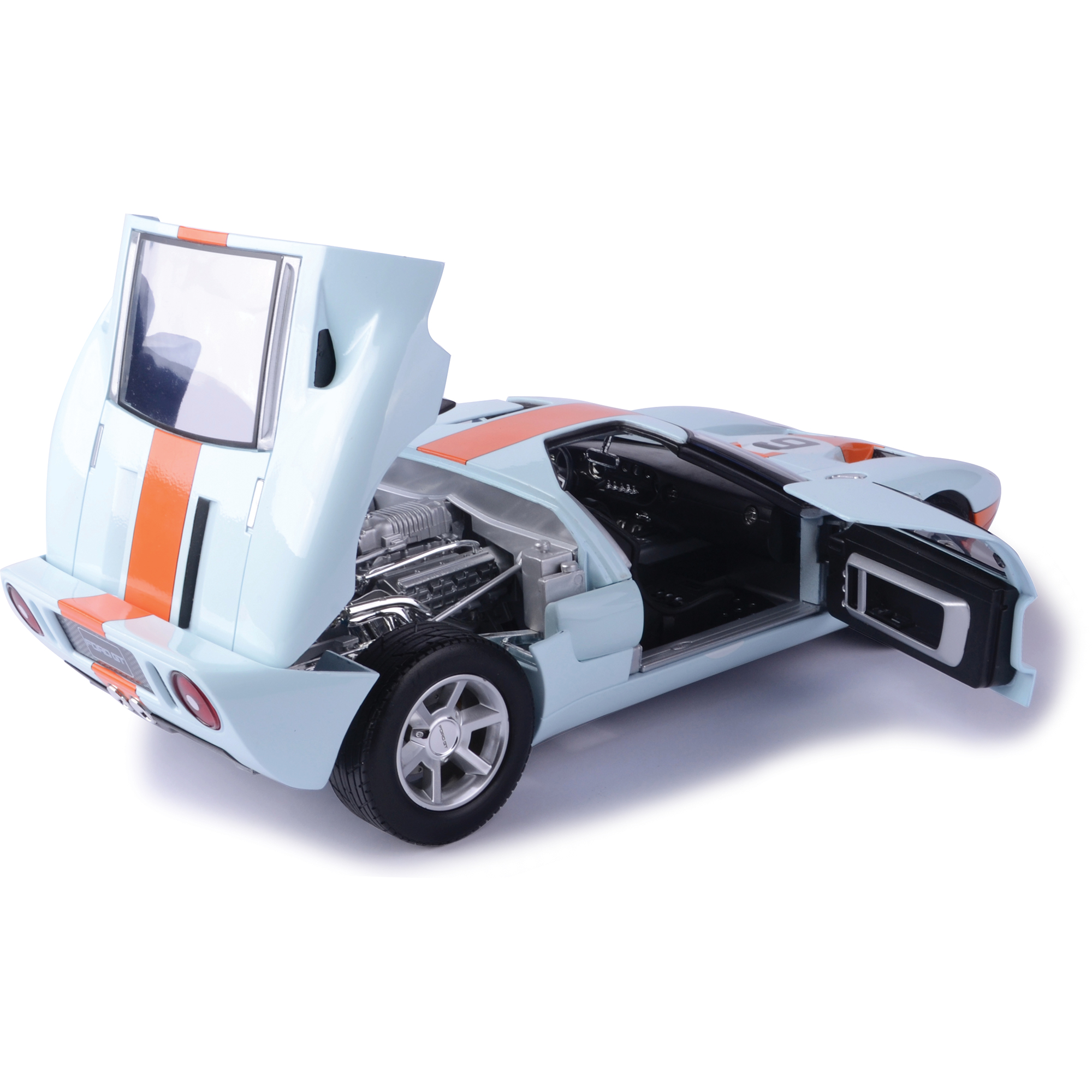 1/12　MOTORMAX　フォード　GT　コンセプト　GULFガルフカラー Motormax 1/12 Ford GT Concept Gulf Livery - DiecastModels