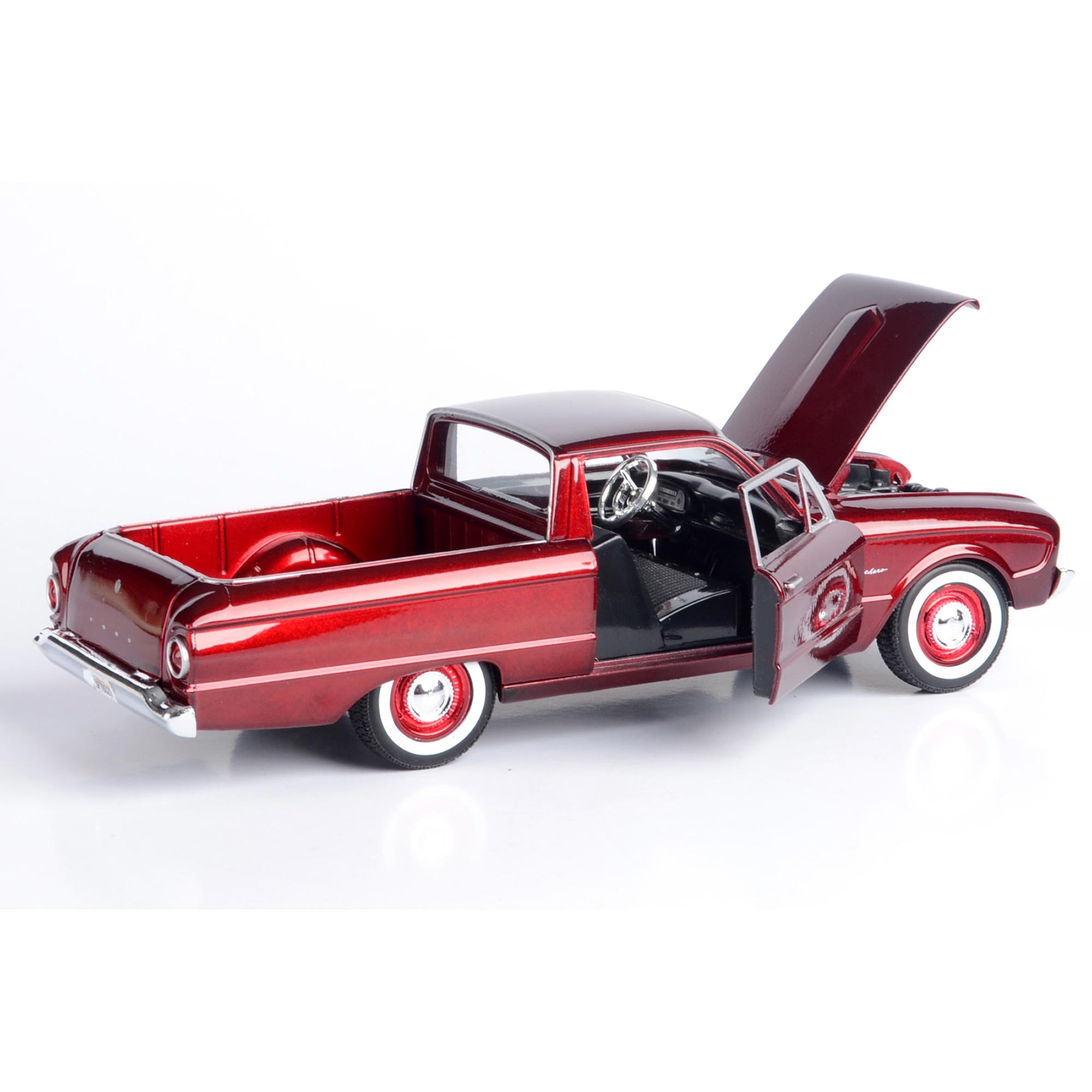 1960 Ford Ranchero - Metallic Red 1:24 Scale Diecast Model