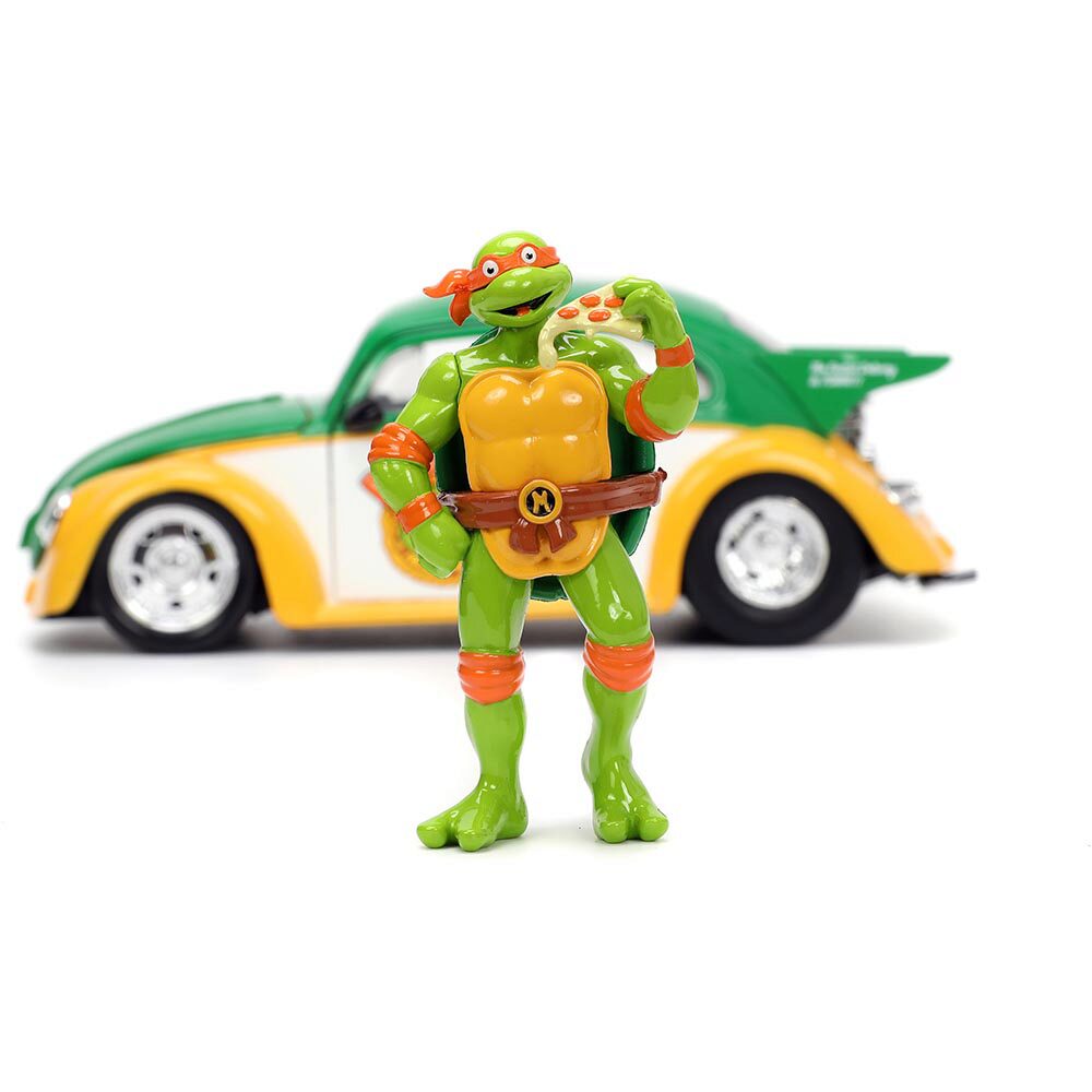 JADA TOYS ミケランジェロ 1959 フォルクスワーゲン Amazon.com: Jada Teenage Mutant Ninja Turtles 1:24 1959