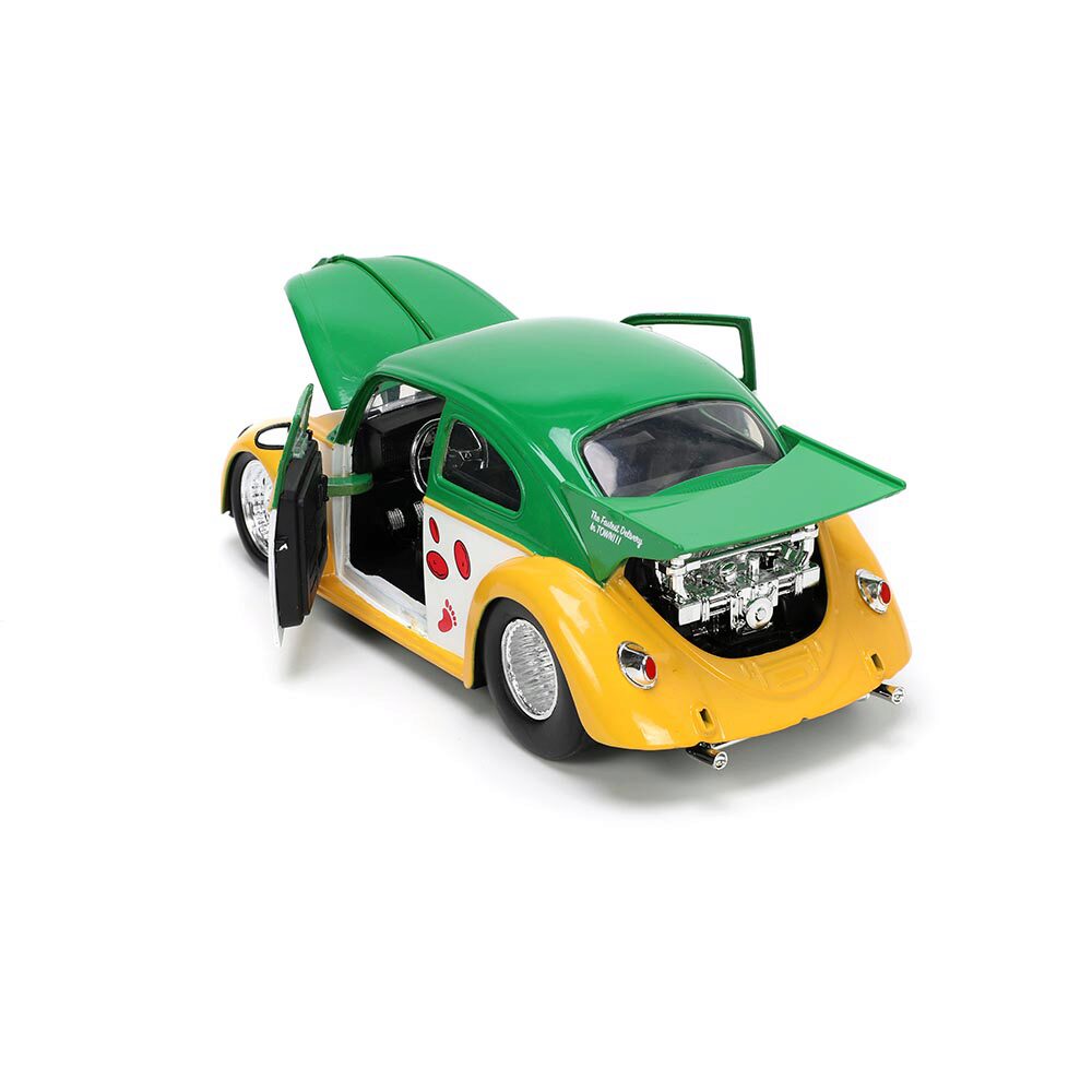 JADA TOYS ミケランジェロ 1959 フォルクスワーゲン 1959 VOLKSWAGEN DRAG BEETLE & MICHELANGELO FIGURE 