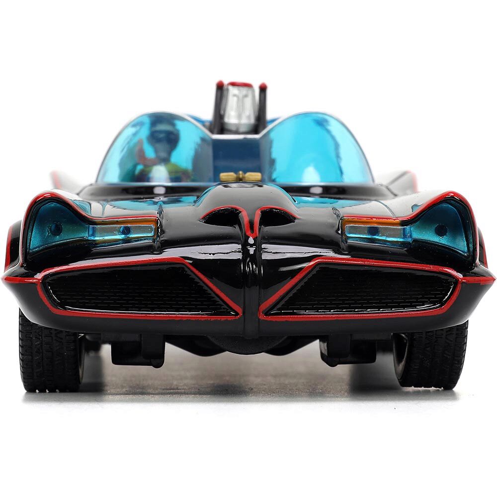 1966 Batmobile w/Batman, Robin Penguin & Joker Figures 1:24 Scale