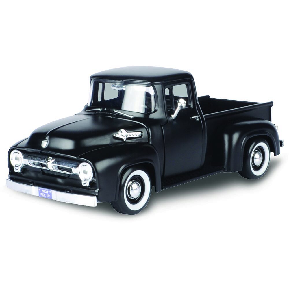 フォードピックアップトラック1956 F-100 マットブラックJADA1/24 JADA TOYS 1956 Ford F-100 Diecast Car Collectible, 1/24