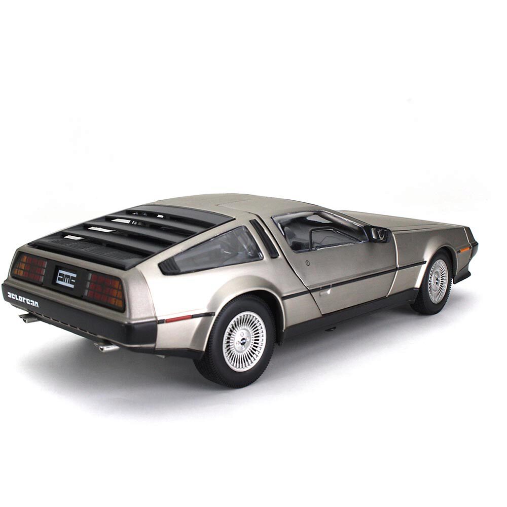 1981 DeLorean DMC 12 - Stainless Steel 1:18 Scale Diecast Model by