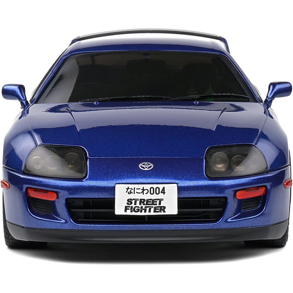 Solido Toyota Supra ストリートファイター 1/18紺色 SOLIDO 1/18 - TOYOTA Supra MK4 (A80) Streetfighter - 1993