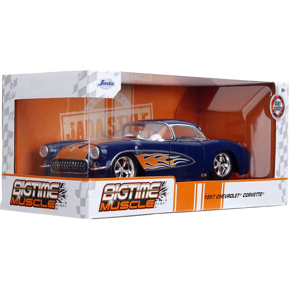 1957 シボレーコルベット Jadatoys 1/24 1957 Chevy Corvette Diecast Model Car | Jada Toys