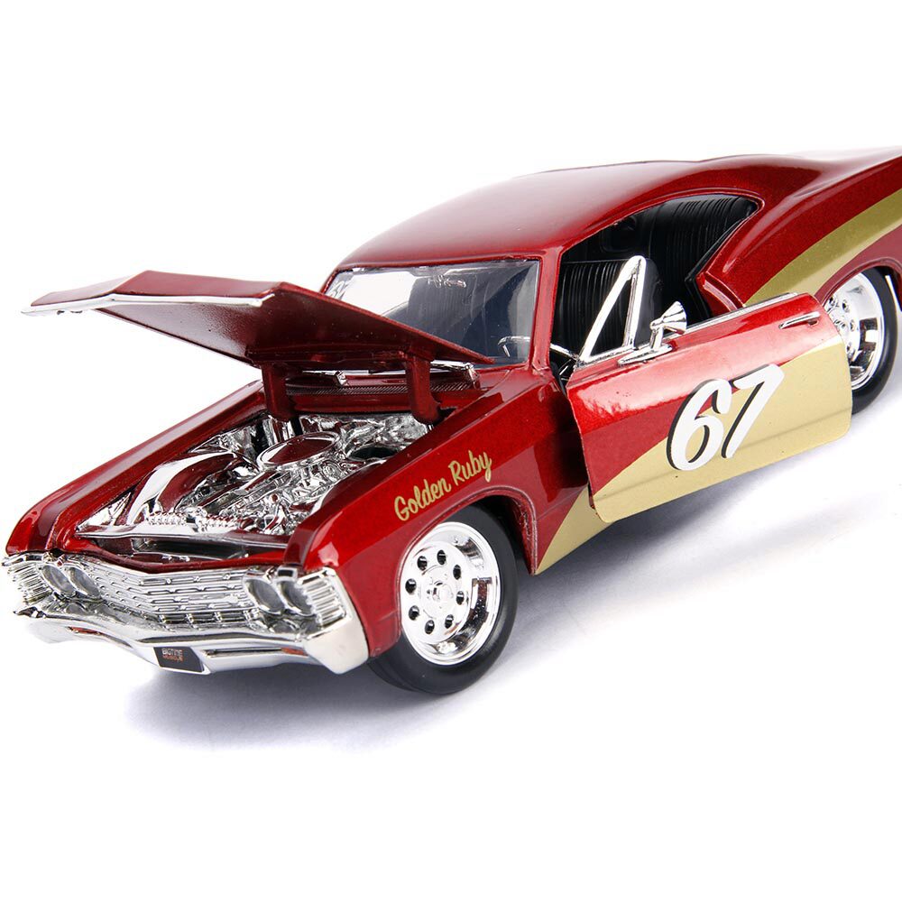 1967 Chevy Impala 2-Door #67 Golden Ruby 1:24 Scale