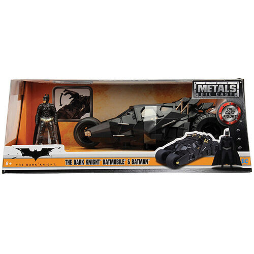 2008 Dark Knight Batmobile & Diecast Batman 1:24 Scale