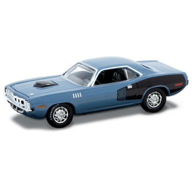 1971 Plymouth Cuda 383 - Blue 1:64 Scale | Collectable Diecast