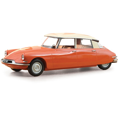 Citroën ID 19 Break 1/24 – Grand Modèle Métal Orange Bicolore – Occasion Parfait état