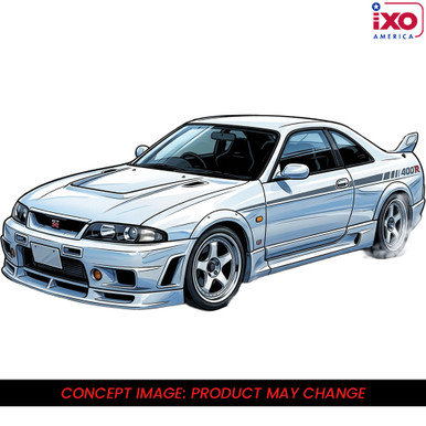 1997 Nissan Skyline GT-R R33 Nismo 400R - White 1:64 Scale