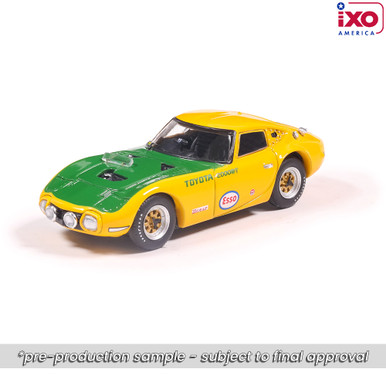 1966 Toyota 2000GT - Yatabe Speed Trials - Yellow 1:64 Scale