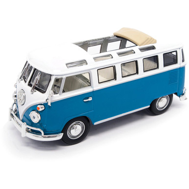 1962 VW Microbus with Open Sunroof 1:43 Scale Diecast Model by